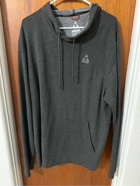Gerry Weber Other - Gerry Weber Dark Charcoal Drawstring Hoodie